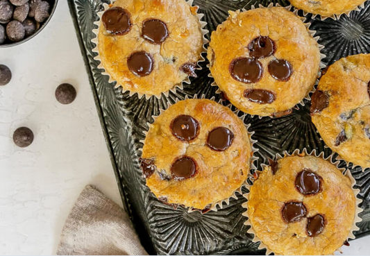 Chocolate Chip Protein Muffins
